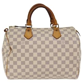 Louis Vuitton-LOUIS VUITTON Sac à main Speedy 30 Damier Azur N41533 LV Auth 76872-Autre