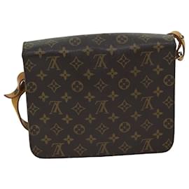 Louis Vuitton-LOUIS VUITTON Monogram Cartouchiere GM Schultertasche M51252 LV Auth ar11943B-Monogramm