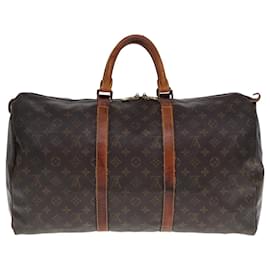 Louis Vuitton-LOUIS VUITTON Monogram Keepall 50 Boston Bag M41426 LV Auth yk12830-Monogram