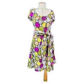 Vestido Hobbs de linho Multicor