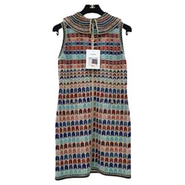 Chanel-Robe tricotée multicolore Chanel 2019-Multicolore