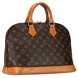 Louis Vuitton-Braune Louis Vuitton Monogramm Alma PM Handtasche-Braun