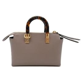 Fendi-Fendi By The Way Mini Leather Shoulder Bag 8BS067 in Excellent condition-Grey