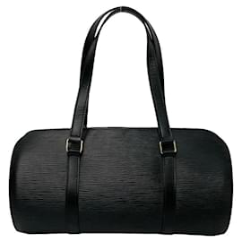 Louis Vuitton-Bolso de cuero Soufflo de Louis Vuitton M52222 en muy buen estado-Negro