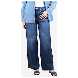 Frame Denim Jean en denim stretch bleu taille haute - taille UK 8 Bleu