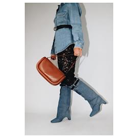 JW Anderson-Brown Bumper Baguette bag-Brown