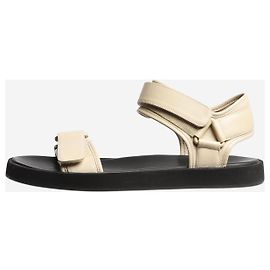 The row Neutral Hook and Loop leather sandals - size EU 40.5 Other