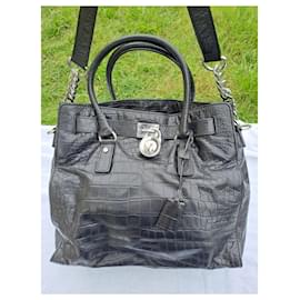 Michael Kors-Michael Kors Black Hamilton Bag-Black