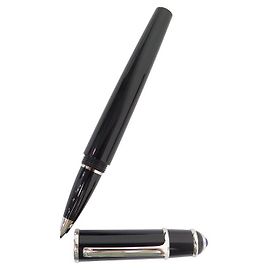 CARTIER DIABOLO BLACK RESIN ROLLERBALL PEN BOX Black