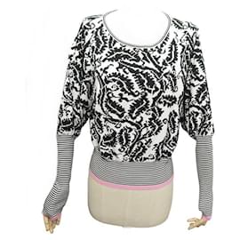 Chanel-PULL CHANEL PRINT P28510K00113 COLLECTION 2006 M 40 COTTON RUNWAY SWEAT-Other