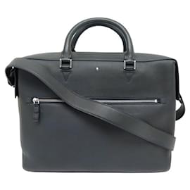 Montblanc-NEW MONTBLANC BRIEFCASE MEISTERSTUCK SFUMATO SHOULDER STRAP-Grey