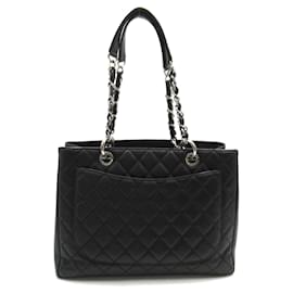 Chanel-Bolso tote de cuero caviar Chanel GST A50995 en muy buen estado-Negro