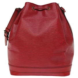 Louis Vuitton-LOUIS VUITTON Sac à épaule Epi Noe Rouge M44007 LV Auth 77412-Rouge