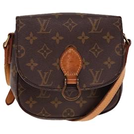 Louis Vuitton-LOUIS VUITTON Monogram Saint Cloud PM Sac à épaule M51244 LV Auth th4998-Monogramme