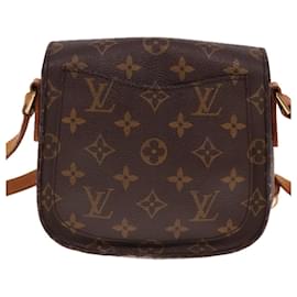 Louis Vuitton-LOUIS VUITTON Monogram Saint Cloud PM Sac à épaule M51244 LV Auth th4998-Monogramme