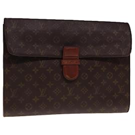 Louis Vuitton-LOUIS VUITTON Monogram Posh Ministor Briefcase M53445 LV Auth 74844-Monogram