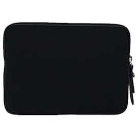 Gucci-GUCCI Clutch Bag Canvas Black 473883 Auth bs14950-Black