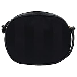 Fendi-Sac à bandoulière en toile Pecan FENDI noir Auth bs15112-Noir