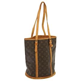 Louis Vuitton-LOUIS VUITTON Monogram Bucket GM Shoulder Bag Vintage M42236 LV Auth 77156-Monogram