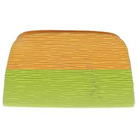 Louis Vuitton-LOUIS VUITTON Epi Dauphine PM Pouch Yellow M48449 LV Auth th4988-Yellow