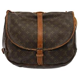 Louis Vuitton-LOUIS VUITTON Monogram Saumur 35 Shoulder Bag M42254 LV Auth bs14746-Monogram