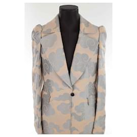 Dries Van Noten-Wool coat-Blue