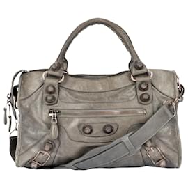 Balenciaga-Balenciaga The City Bag-Grey