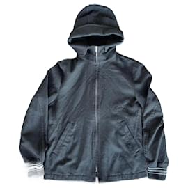Comme Des Garcons-Comme des Garçons Black Hooded Jacket size S-Black