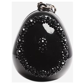 Simone Rocha Schwarze Micro Egg Tasche Schwarz