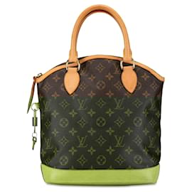 Louis Vuitton-Louis Vuitton Brown Monogram Lockit PM-Brown