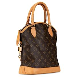 Louis Vuitton-Louis Vuitton Brown Monogram Lockit PM-Brown