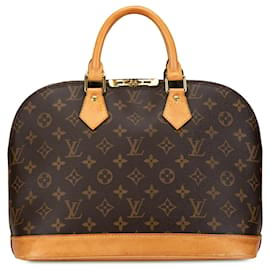 Louis Vuitton-Louis Vuitton Brown Monogram Alma PM-Brown