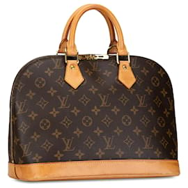 Louis Vuitton-Louis Vuitton Brown Monogram Alma PM-Brown