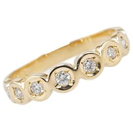 & Other Stories-K18YG Diamond Pinky Ring 6 in Great Condition-Golden