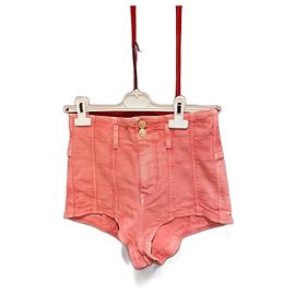 Shorts Isabel Marant rosa de algodão Rosa