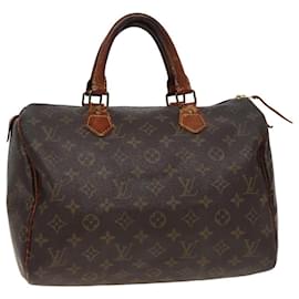 Louis Vuitton-LOUIS VUITTON Monogram Speedy 30 Hand Bag M41526 LV Auth 78070-Monogram