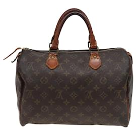 Louis Vuitton-LOUIS VUITTON Monogram Speedy 30 Hand Bag M41526 LV Auth 78070-Monogram