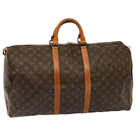 Louis Vuitton-LOUIS VUITTON Monogram Keepall 50 Boston Bag M41426 LV Auth tb1100-Monogram