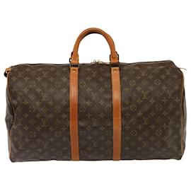 Louis Vuitton-LOUIS VUITTON Monogram Keepall 50 Boston Bag M41426 LV Auth tb1100-Monogram