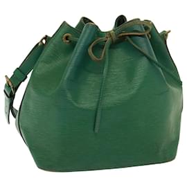 Louis Vuitton-LOUIS VUITTON Epi Petit Noe Sac à épaule Vert M44104 LV Auth 77894-Vert