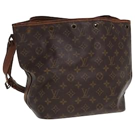 Louis Vuitton-LOUIS VUITTON Monogram Petit Noe Shoulder Bag M42226 LV Auth 77985-Monogram