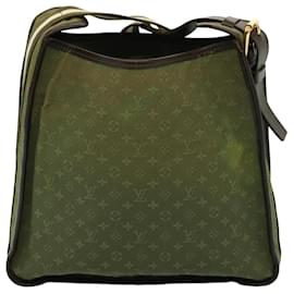 Louis Vuitton-LOUIS VUITTON Monogram Mini Bussus Marie Kate Tasche TST Khaki M92324 LV Auth 77098-Khaki