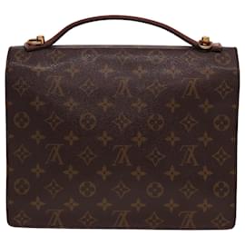 Louis Vuitton-LOUIS VUITTON Monogram Monceau 28 Hand Bag 2way M51185 LV Auth 77996-Monogram