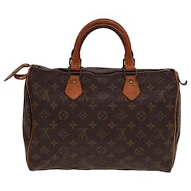 Louis Vuitton-LOUIS VUITTON Handtasche Monogram Speedy 30 M41526 LV Auth 78729-Monogramm