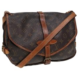 Louis Vuitton-LOUIS VUITTON Schultertasche Monogram Saumur 30 M42256 LV Auth 77998-Monogramm