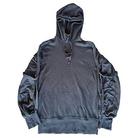 Schwarzer Bondage Hoodie Ann Demeulemeester Größe M Schwarz