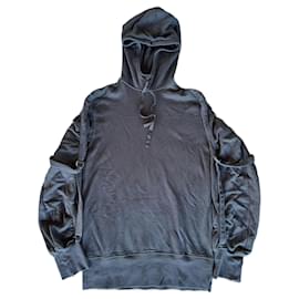 Ann Demeulemeester-Ann Demeulemesteer Bondage Black Hoodie size M-Black