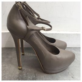 Saltos ELIE SAAB T.EU 38 Couro Cinza