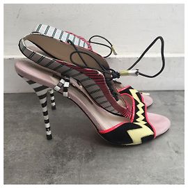 SOPHIA WEBSTER Sandali T.EU 38 Pelle Multicolore