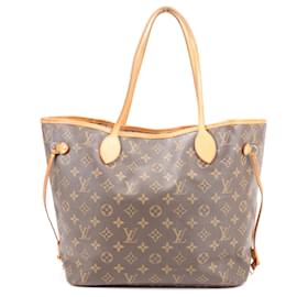 Louis Vuitton-Louis Vuitton Monogram Neverfull MM M40156-Marron